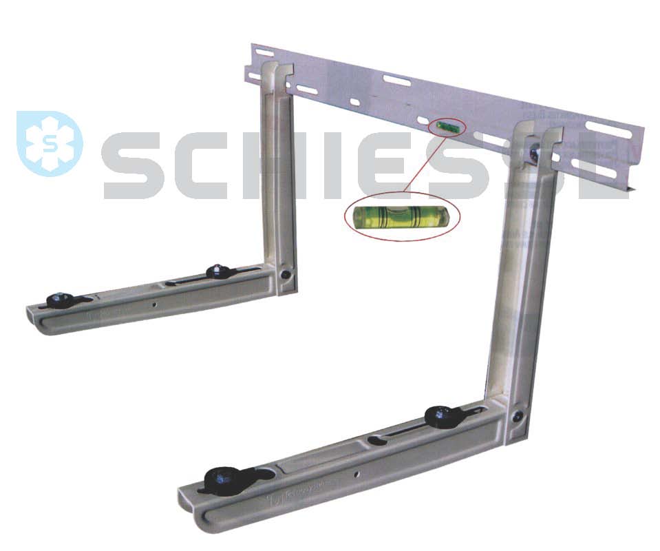Závěsná konzole s libelou, do 160 kg, 111000811, Tecnosystemi