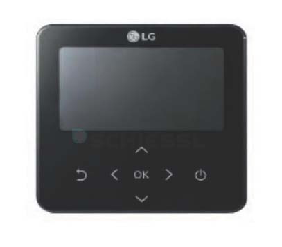 LG PREMTBB10.ENCXCOM, standardní kabelový ovladač černý s&nbsp;češtinou