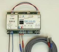 Set - zdroj 12V pro modul KM113.--OU, vodiče, svorky