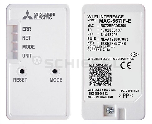 MAC-567IF-E, wifi adaptér (Smartphone/Tablet-PC), Mitsubishi