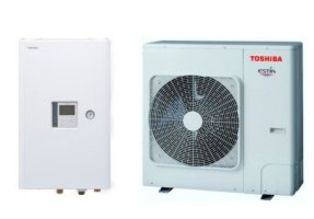 Toshiba HWT-1101XWHT9W-E, vnitřní jednotka Estia (hydrobox), R32