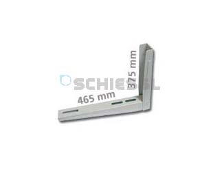 AKCE - Konzole sklopná MS117, 465 x 375mm, nosnost 140 kg, Rodigas