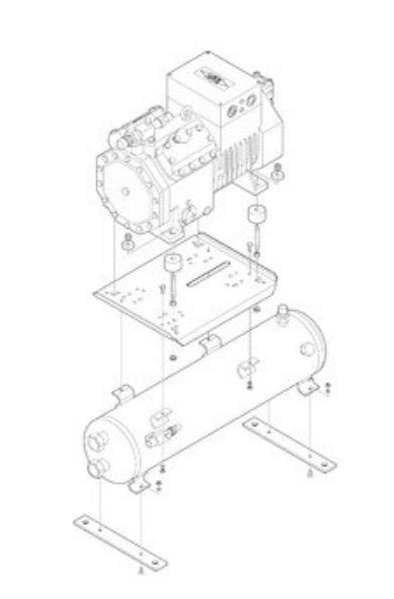 Vedení DL, díl B, K373H, 360340-20, Bitzer