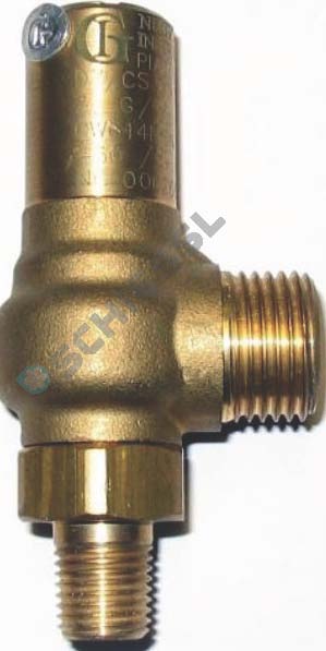 Ventil pojistný D7/CS, 24,3 bar, 3/8"NPT, NGI