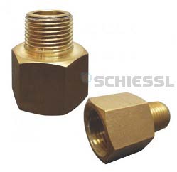 VÝPRODEJ- Adaptér 120-B-08x06, 3/8"NPT x 1/2"NPTF, ITE