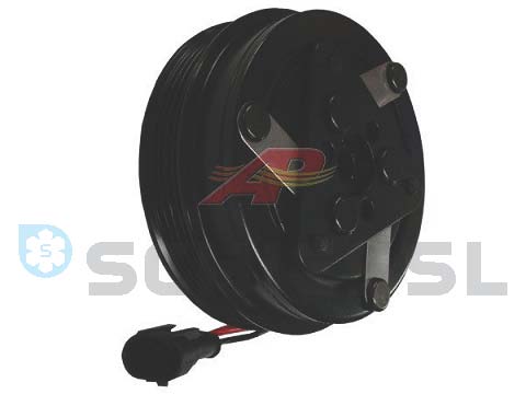 Spojka kompresoru Sanden SD7H15, PV4, 112mm, 12V