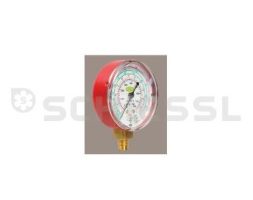 Manometr vysokotlaký, 68mm, 1/8 NPT, M 2-500-M R134A-1/+30 Bar, 9883198, Refco