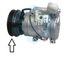 Spojka kompresoru TOYOTA RAV 4 II 2.0 D-4D, Denso 10S15L
