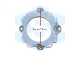 AKCE-Silentblok Denso 6SEU12C/7SEU16C, výška 18 mm