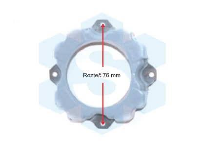 AKCE-Silentblok Denso 6SEU12C/7SEU16C, výška 18 mm