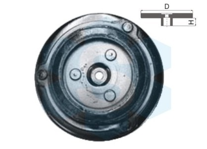 AKCE-Přítlačný talíř Calsonic/Delphi CSV,CVC