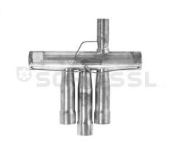 Ventil čtyřcestný, V1-408050100 + cívka  LDK-414801000, 230V, Ranco