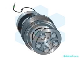 Spojka kompresoru Zexel/Seltec TM31HD, PV8, 152 mm, 12V
