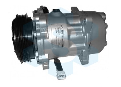 Kompresor nový PSA BX,XM,ZX,405 I,605, Sanden SD709-7705, 7518