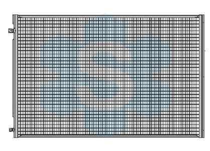 Kondenzátor parallel flow, 659 x 446 x 18 mm