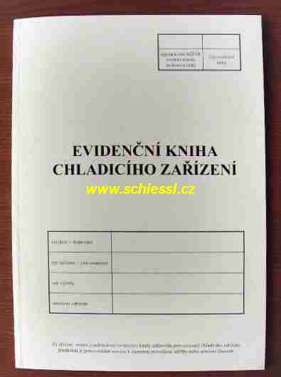 Kniha evidenční chladícího zařízení - bez&nbsp;rabatu