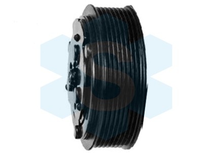 Spojka kompresoru Sanden SD7H15, PV8, 119 mm, 12V Typ B