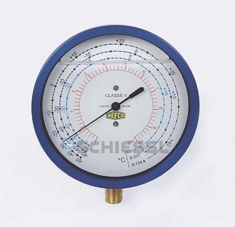 Manometr nízkotlaký R3-220-DSR407C, (R134a, R404A, R407C), 4490496, Refco