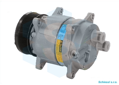 Kompresor nový Delphi V5, PV8, 119 mm, 12V, H-OR