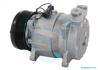 Kompresor nový Delphi V5, PV8, 119 mm, 12V, V-OR