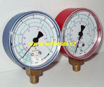 Manometr vysokotlaký R134/404a/407C, RGFH, CPS